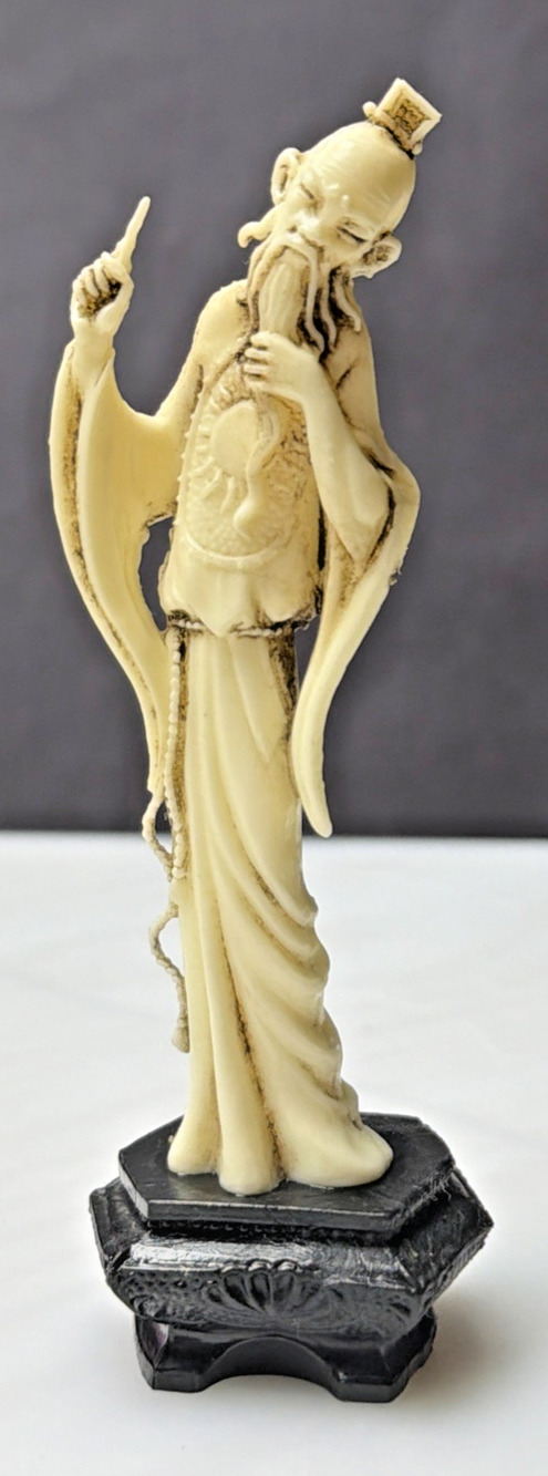 Vtg Depositato Fontanini Chinoiserie Asian Inspired Immortal God Monk Figurine